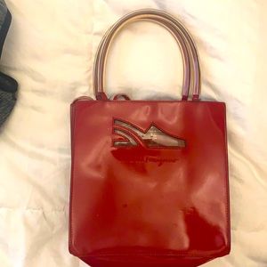 Salvatore Ferragamo small red purse